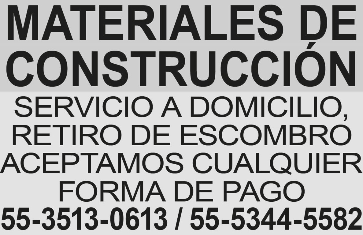 MATERIALES DE CONSTRUCCION