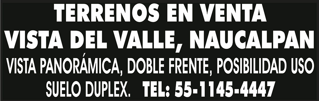 TERRENOS EN VENTAVISTA