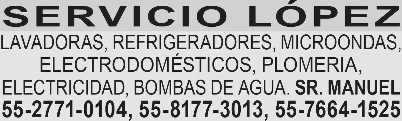 SERVICIO L?PEZLAVADORAS 