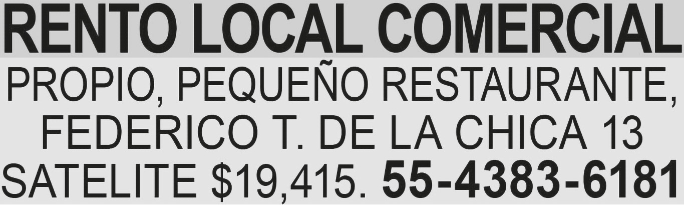 RENTO LOCAL COMERCIALPROPIO