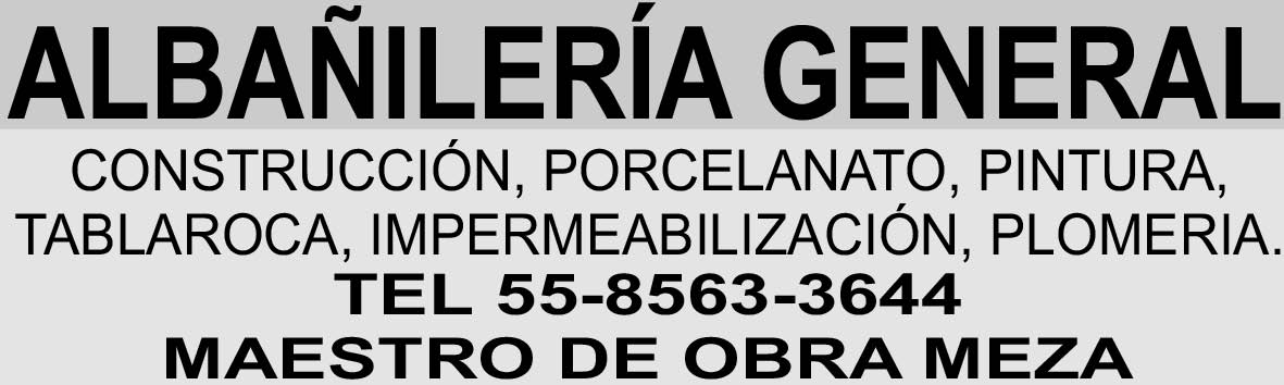 ALBA?ILER?A GENERALCONSTRUCCI?N 