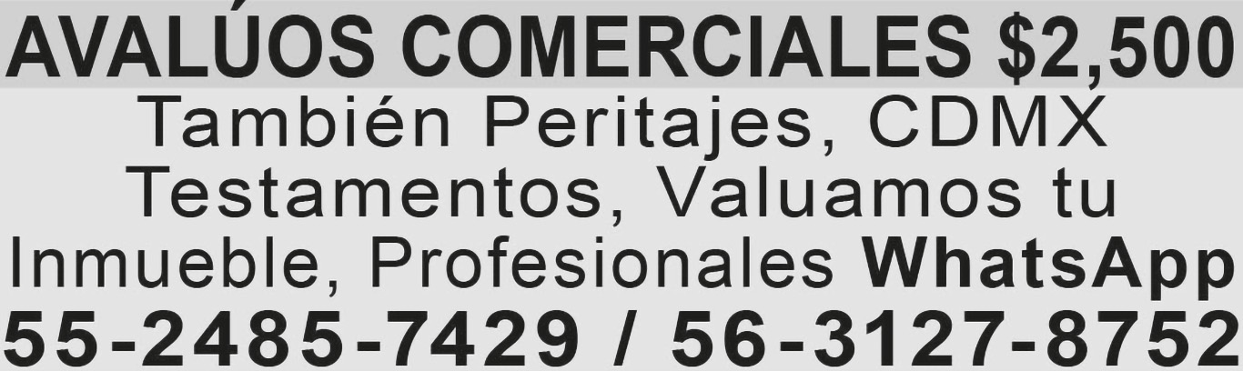 ?AVAL?OS COMERCIALES $2