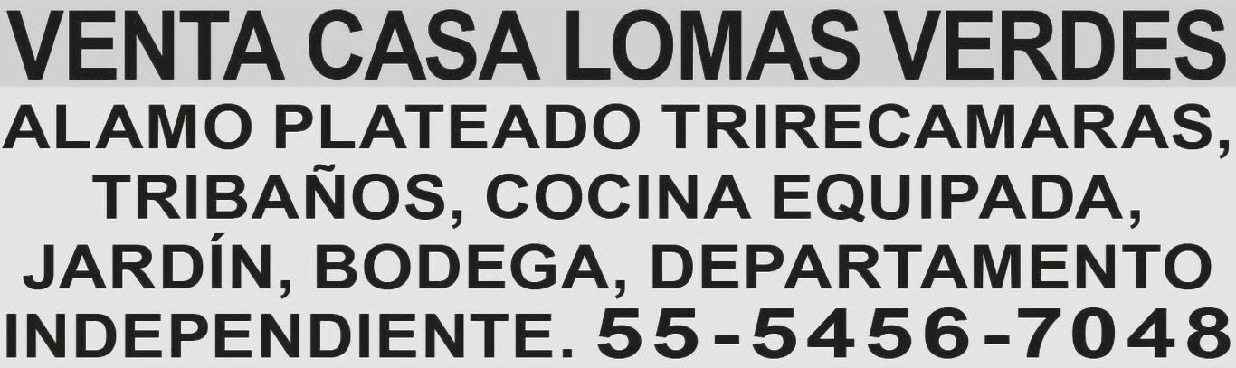 VENTA CASA LOMAS