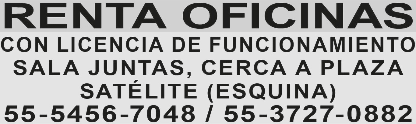 RENTA OFICINAS CON?LICENCIA?DE?FUNCIONAMIENTO