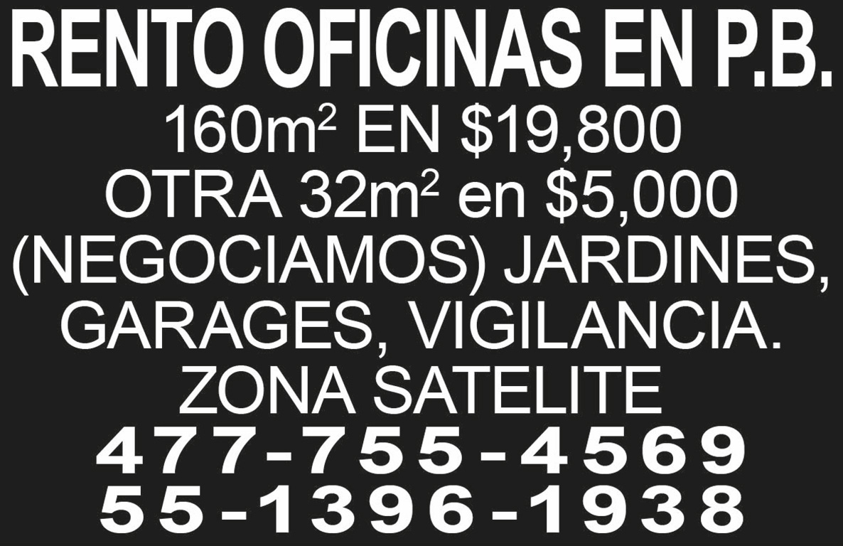 RENTO OFICINAS EN