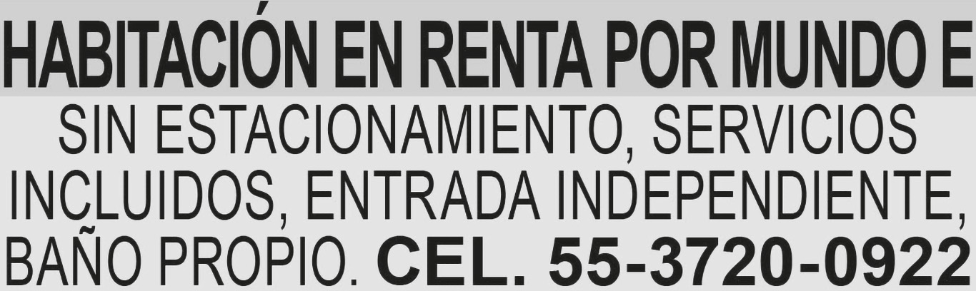 HABITACI?N EN RENTAPOR