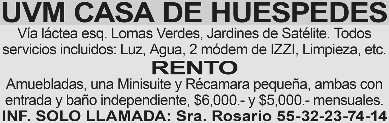 UVMCASA DE HUESPEDESV?A