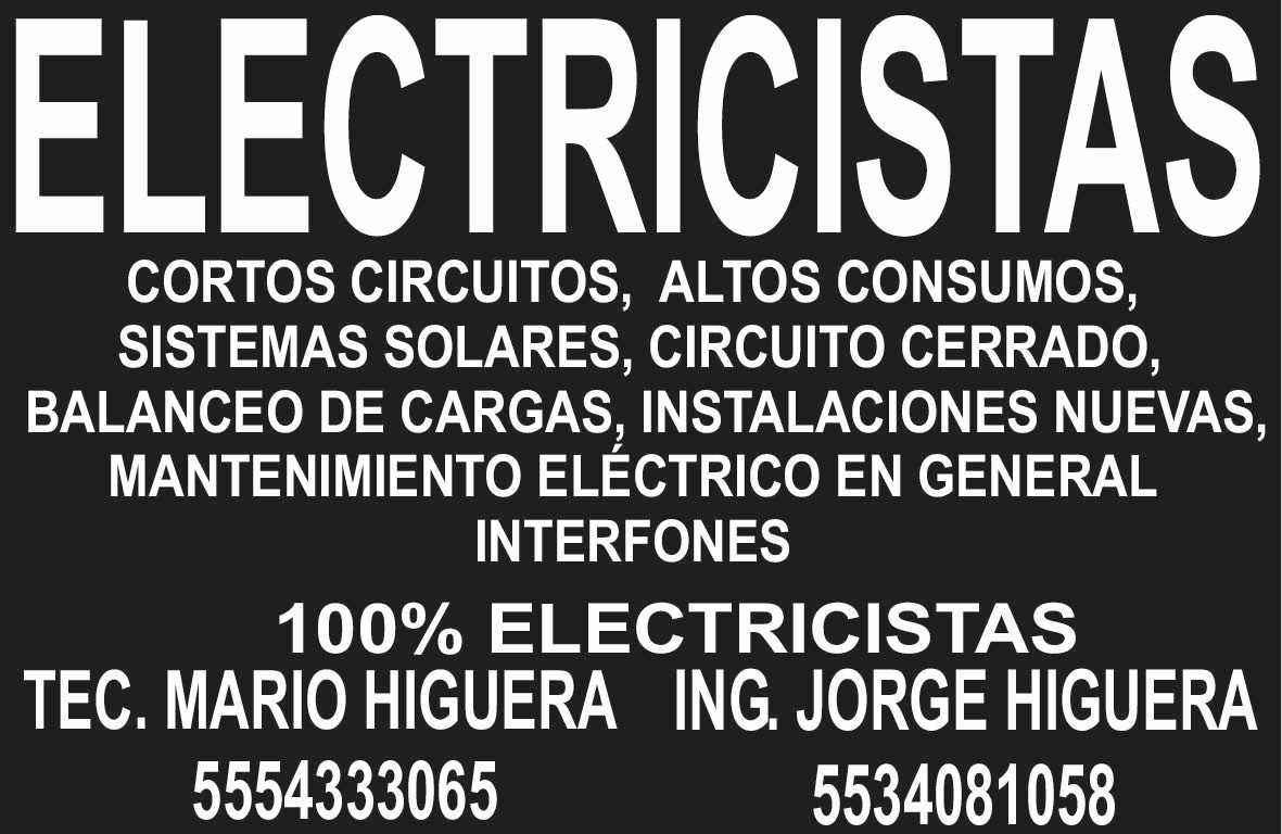 ELECTRICISTAS?55-5433-3065  
