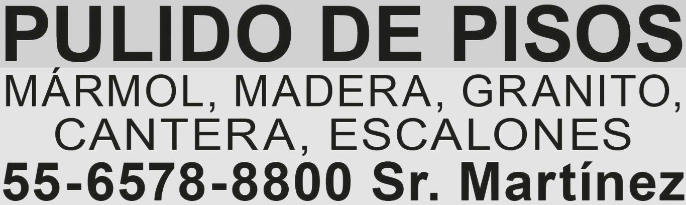PULIDO DE PISOSM?RMOL