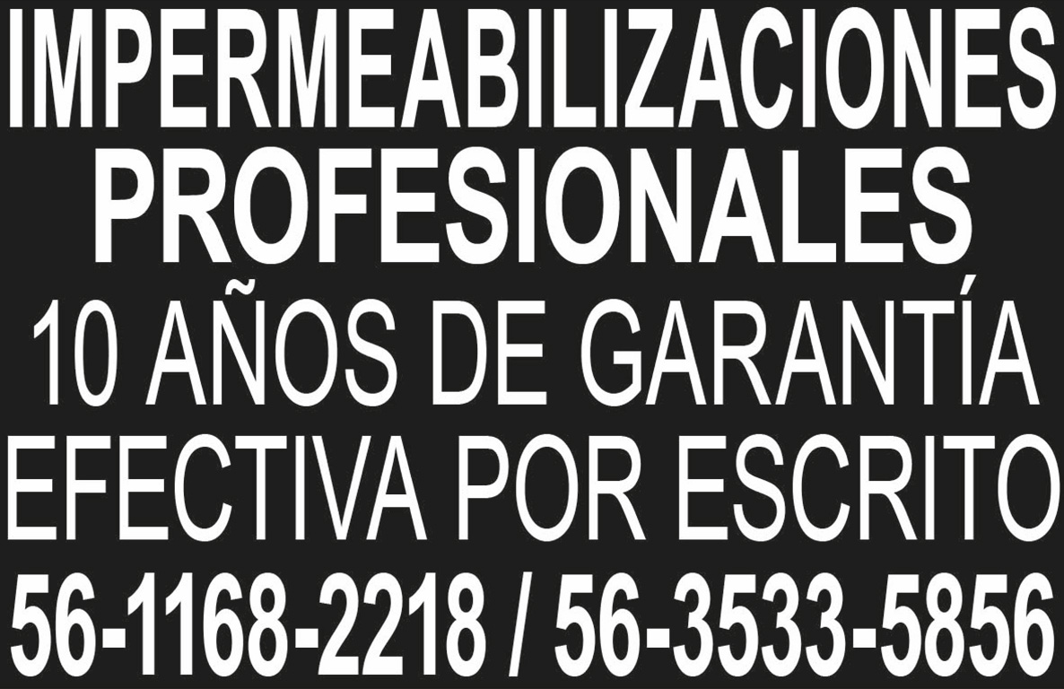 IMPERMEABILIZACIONESPROFESIONALES10 A?OS DE