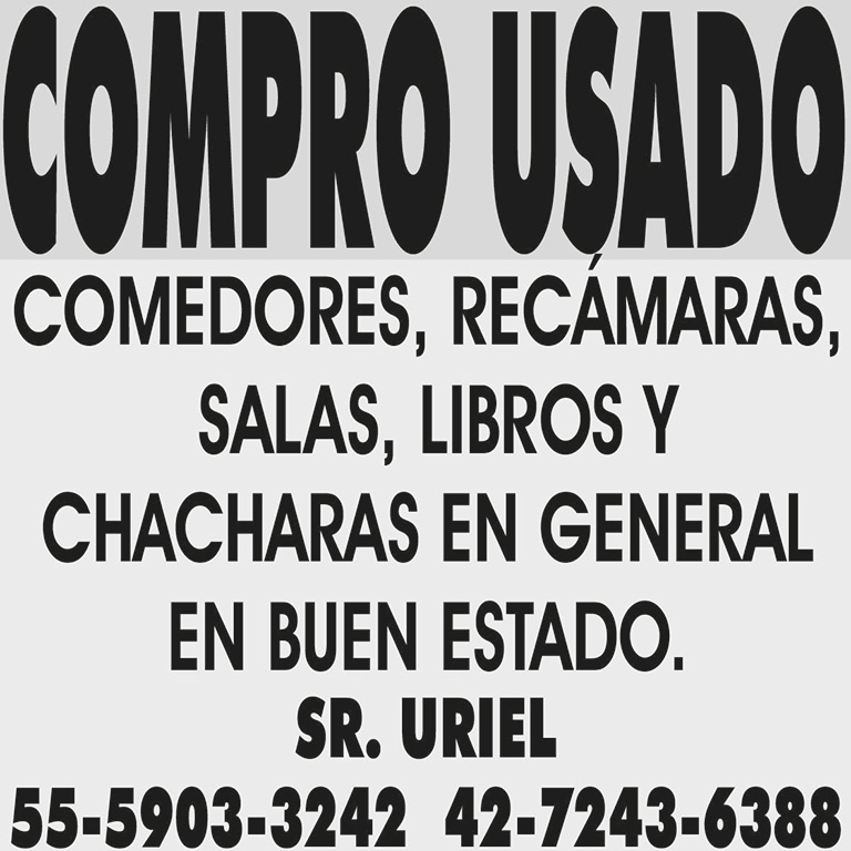 COMPRO USADOCOMEDORES 