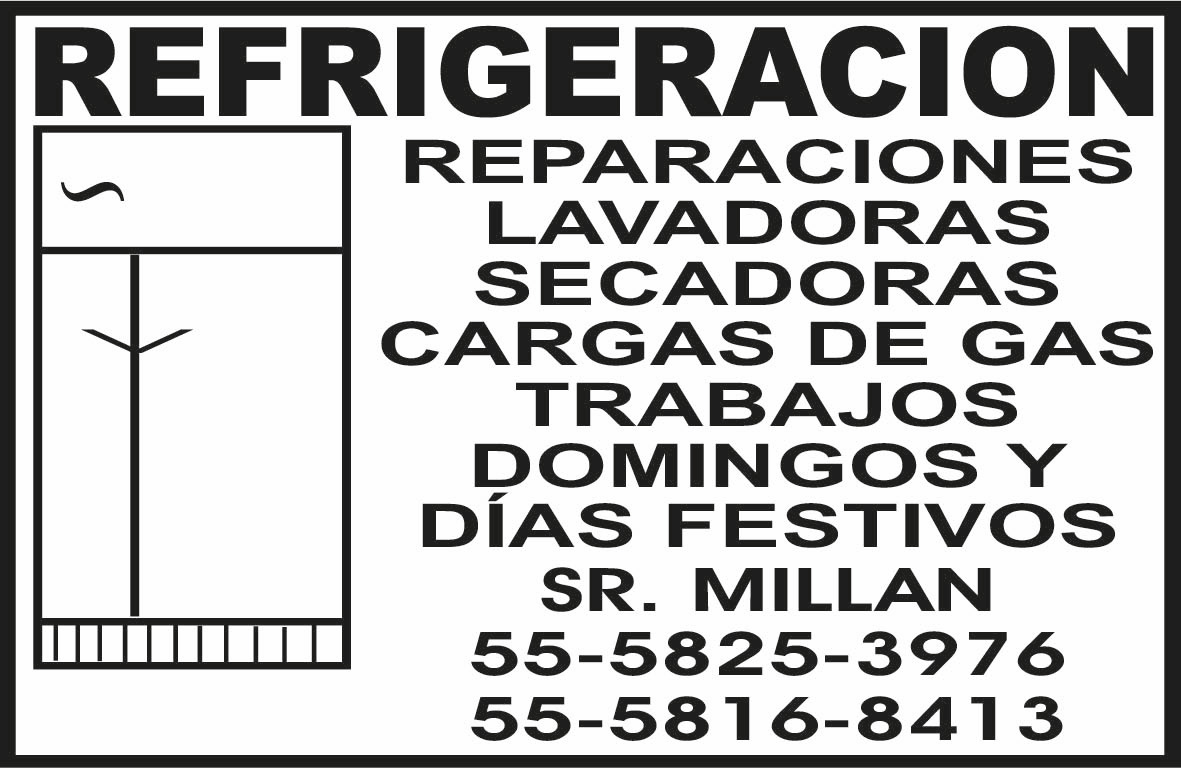 REFRIGERACI?N 58253976 SR.