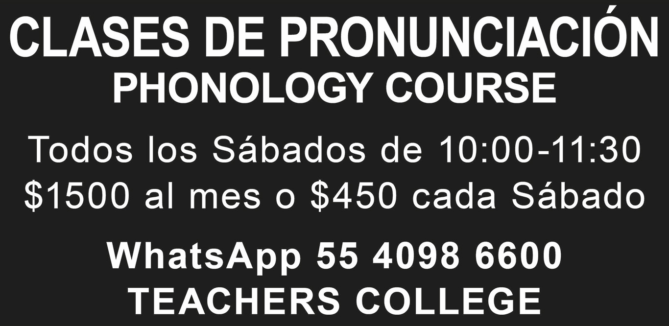 CLASES DE PRONUNCIACIONPHONOLOGY