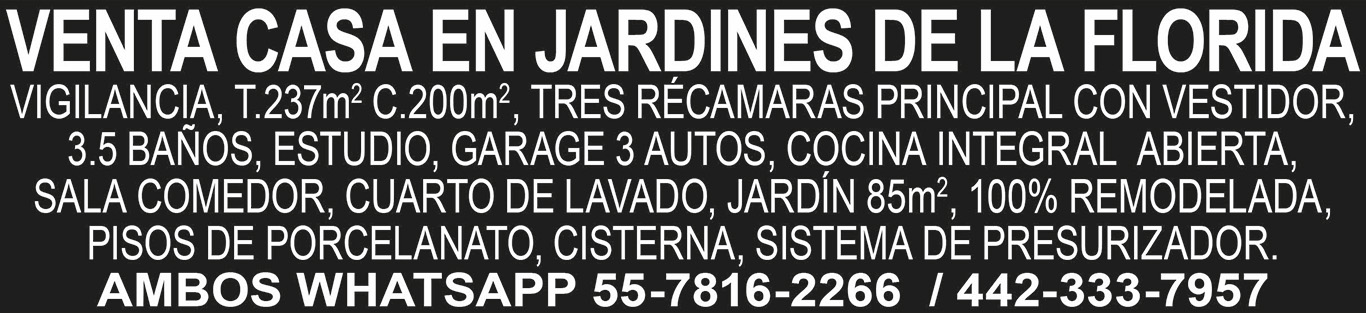 VENTA CASAEN JARDINES