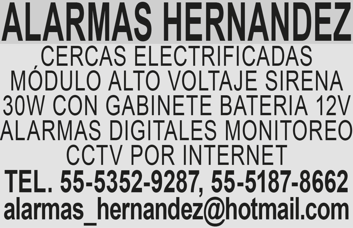 ALARMAS HERNANDEZCERCAS ELECTRIFICADASMODULO