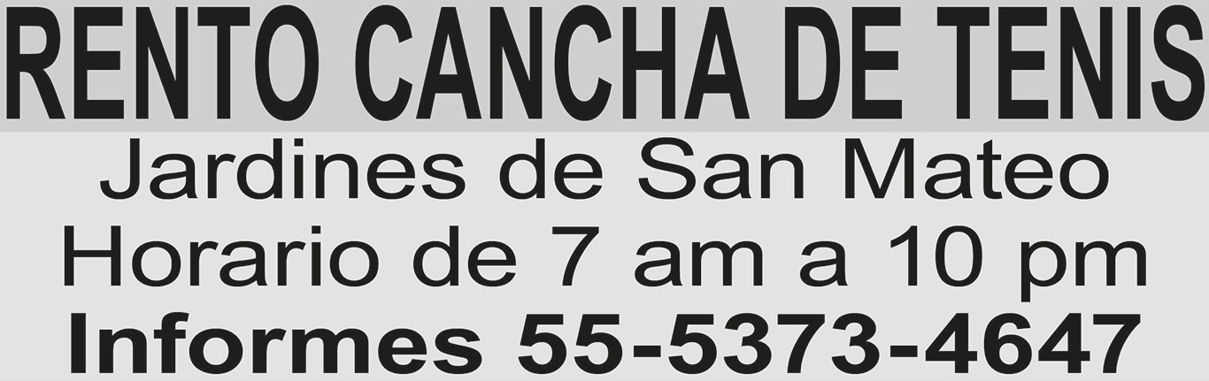 RENTO CANCHA DE