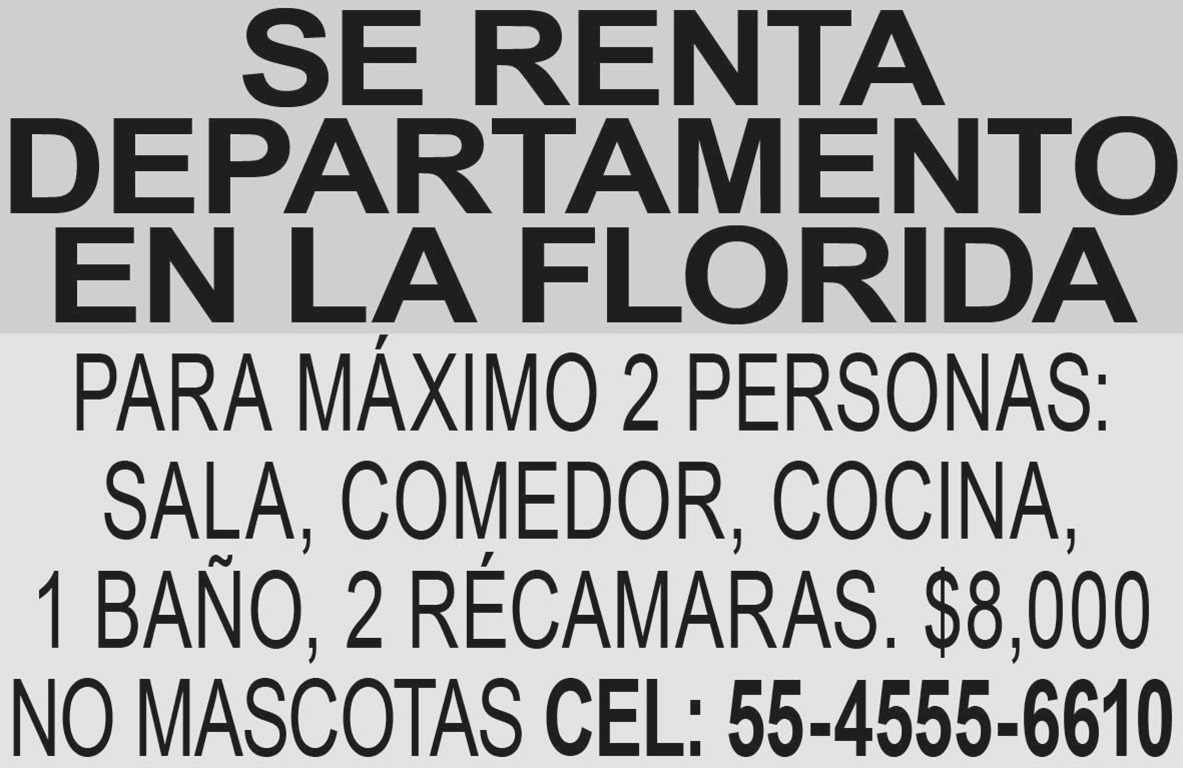 SE RENTA DEPARTAMENTOEN