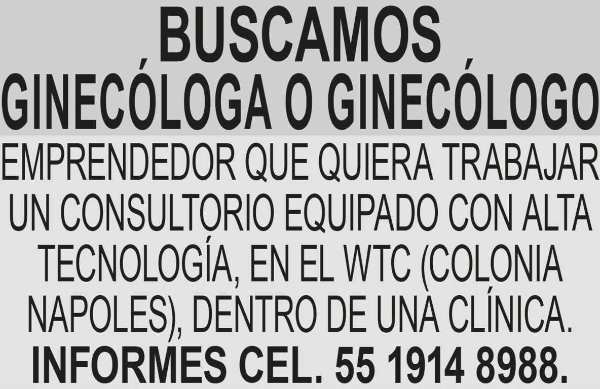 BUSCAMOS GINECOLOGA O
