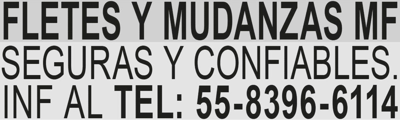 FLETES Y MUDANZAS