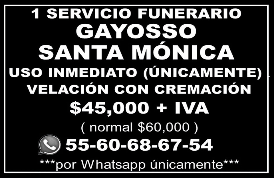 GAYOSSOSANTA M?NICA55-6068-6754 