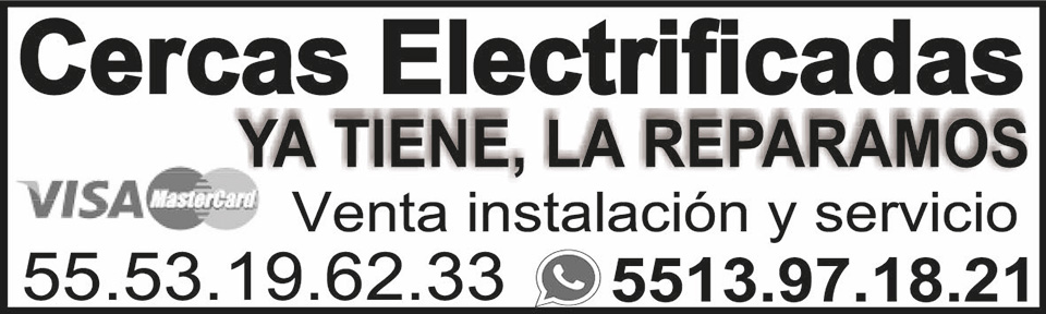 CERCAS ELECTRIFICADAS5553196233 /?5513971821