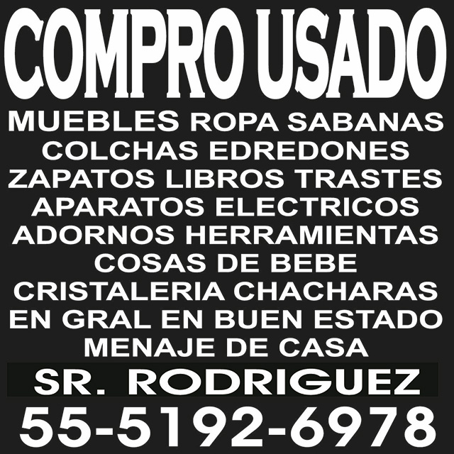 COMPRO USADO SR.