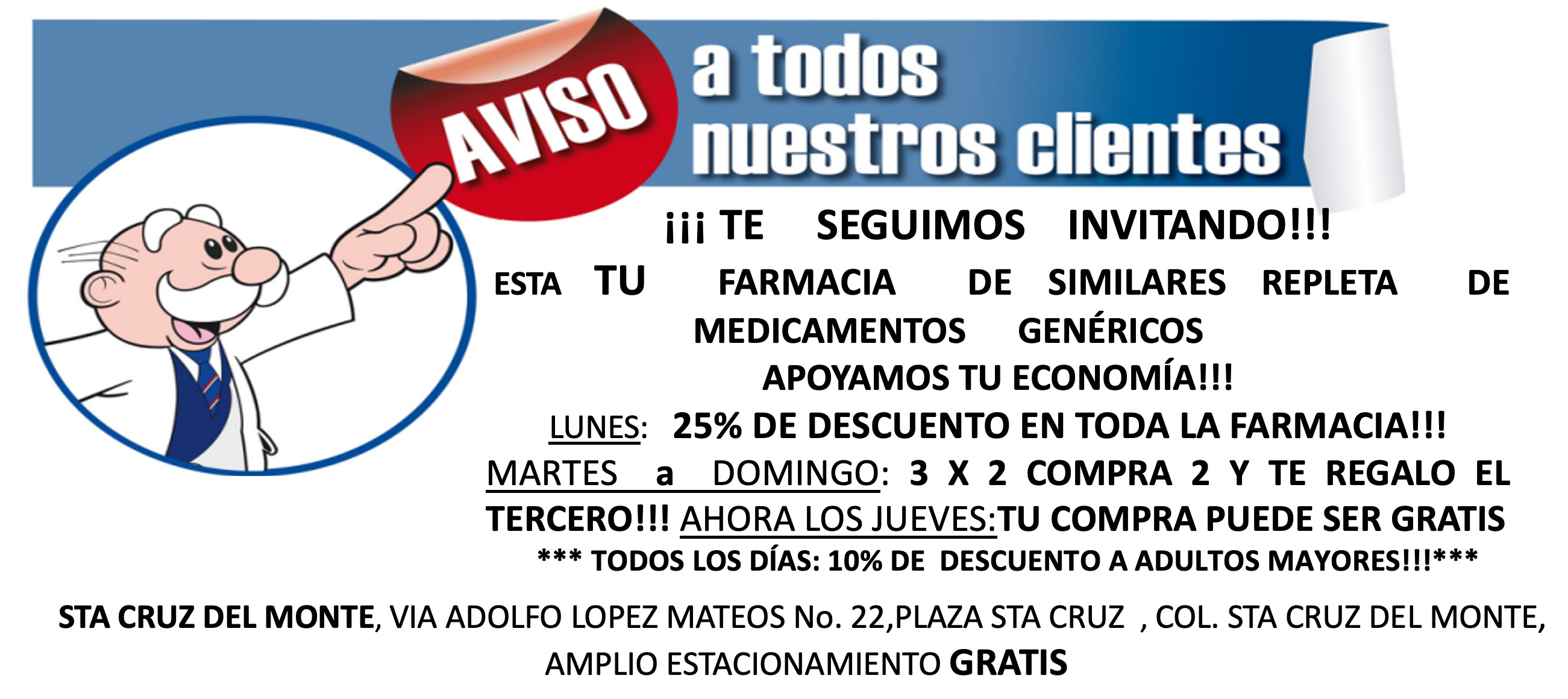 AVISO A?TODOS NUESTROS
