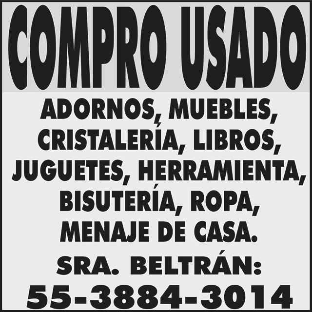 COMPRO USADO SRA.