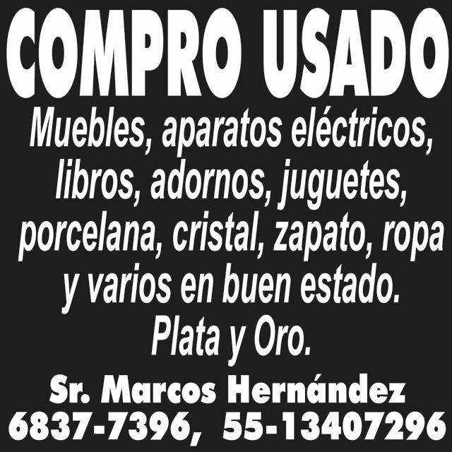 COMPRO USADOSR. MARCOS