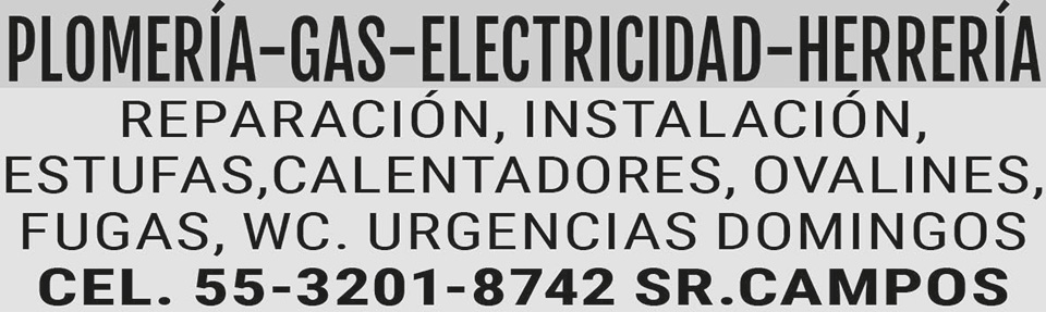 PLOMERIA-GAS-ELECTRICIDAD-HERRERIAREPARACI?N  INSTALACI?N