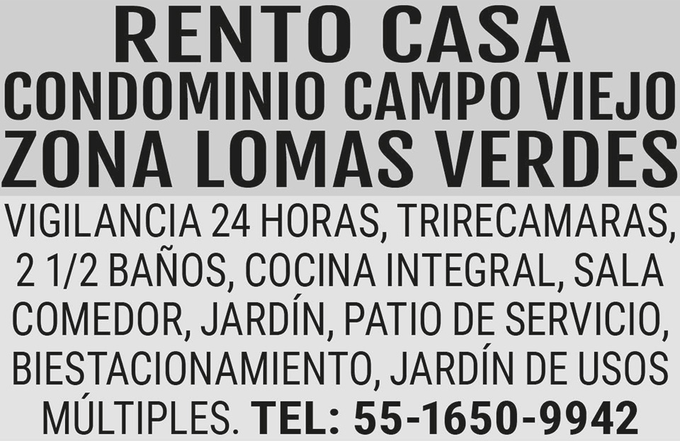 RENTO CASA CONDOMINIO
