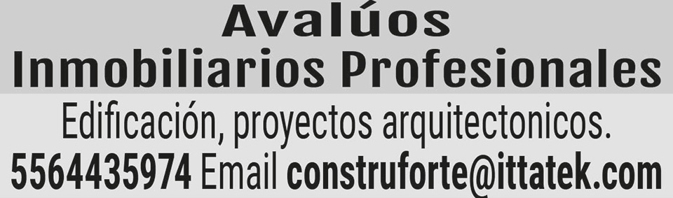 AVALUOS INMOBILIARIOS PROFESIONALES?EDIFICACION