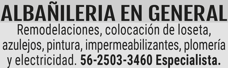 ALBA?ILERIA?EN?GENERALREMODELACIONES  COLOCACI?N