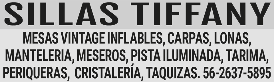 SILLAS  TIFFANYMESAS