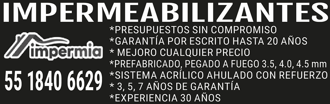 IMPERMEABILIZANTES* PRESUPUESTOS SIN