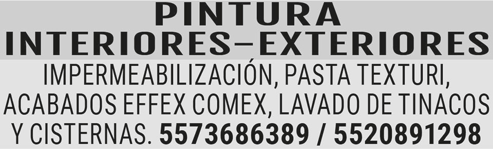 PINTURA INTERIORES -