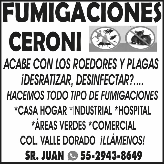 FUMIGACIONESCERONIACABE CON LOS