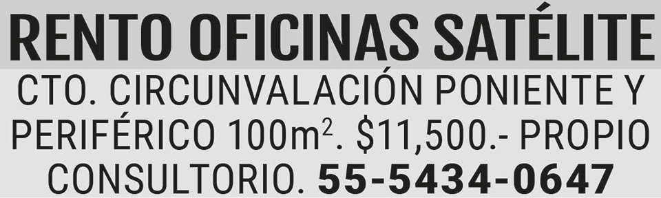 RENTO OFICINAS SAT?LITECTO.