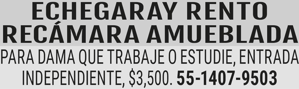 ECHEGARAY RENTO RECAMARA