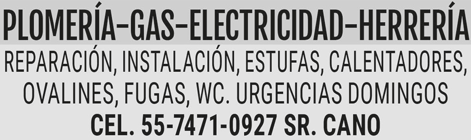 PLOMERIA-GAS-ELECTRICIDAD-HERRERIAREPARACI?N  INSTALACI?N