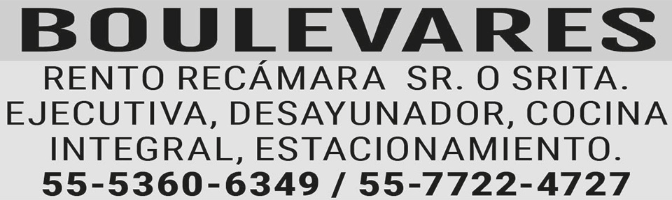 BOULEVARESRENTO RECAMARA? SR.