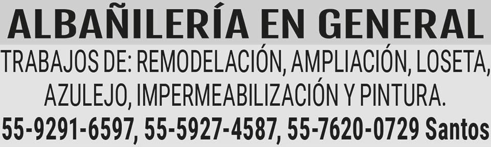 ALBA?ILER?A EN GENERALTRABAJOS