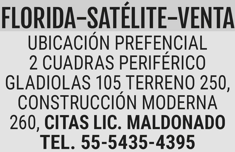 FLORIDA-SATELITE-VENTAUBICACION PREFENCIAL 2