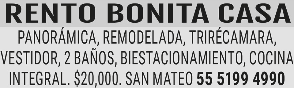 RENTO BONITA CASAPANORAMICA