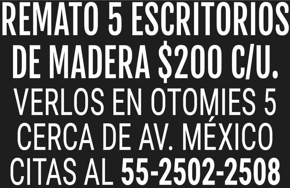 REMATO5 ESCRITORIOS DE