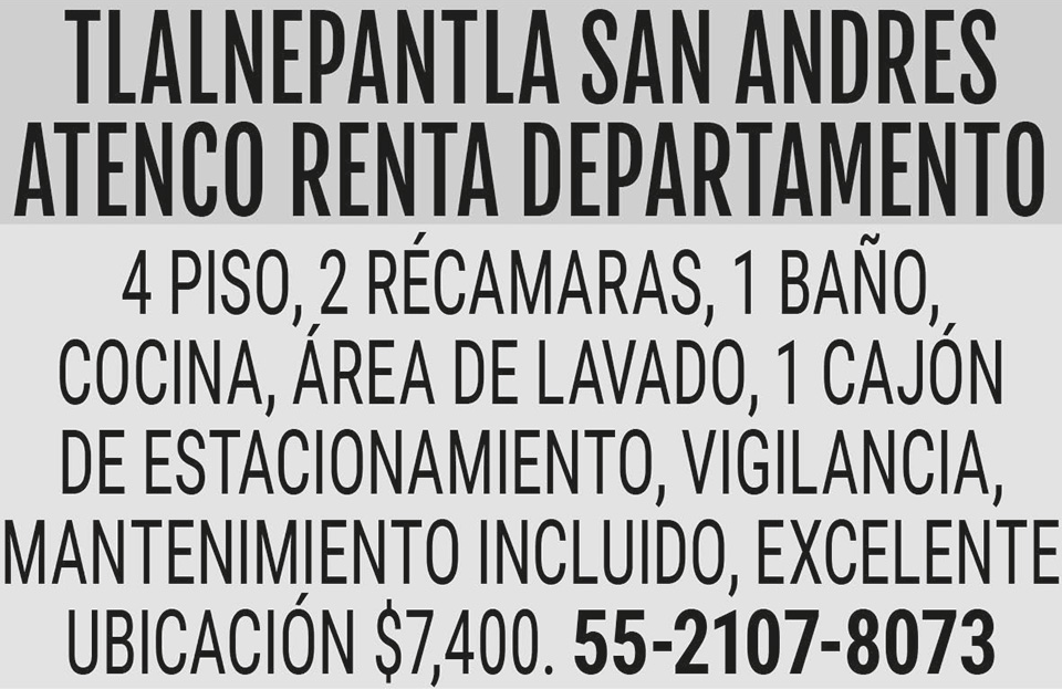 TLALNEPANTLA SAN ANDRES