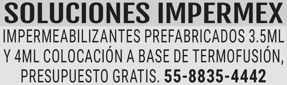 SOLUCIONES IMPERMEXIMPERMEABILIZANTES PREFABRICADOS