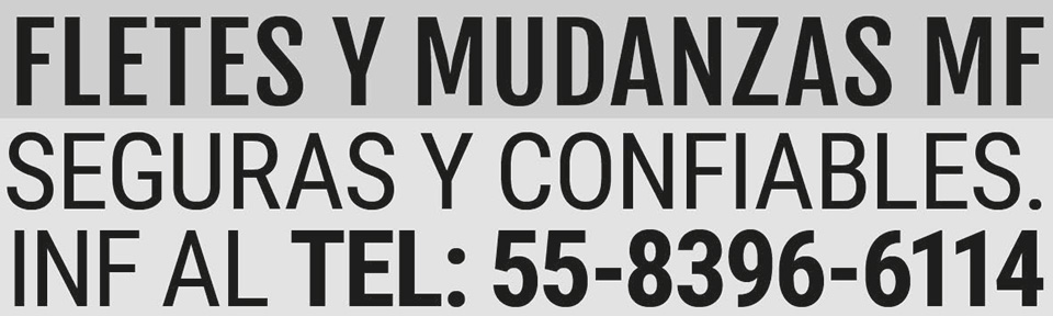 FLETES Y MUDANZAS
