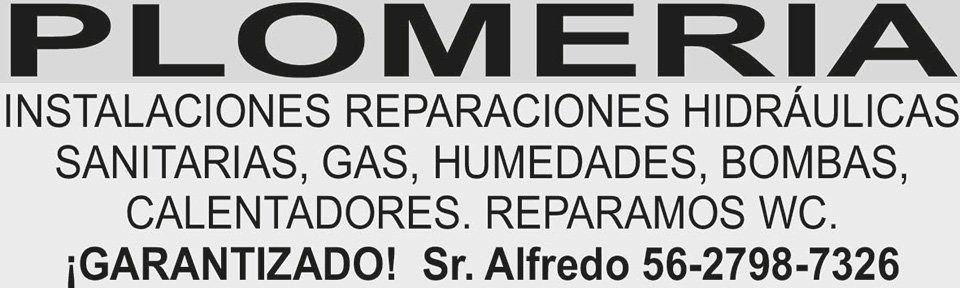 PLOMERIAINSTALACIONES REPARACIONES HIDR?ULICASSANITARIAS